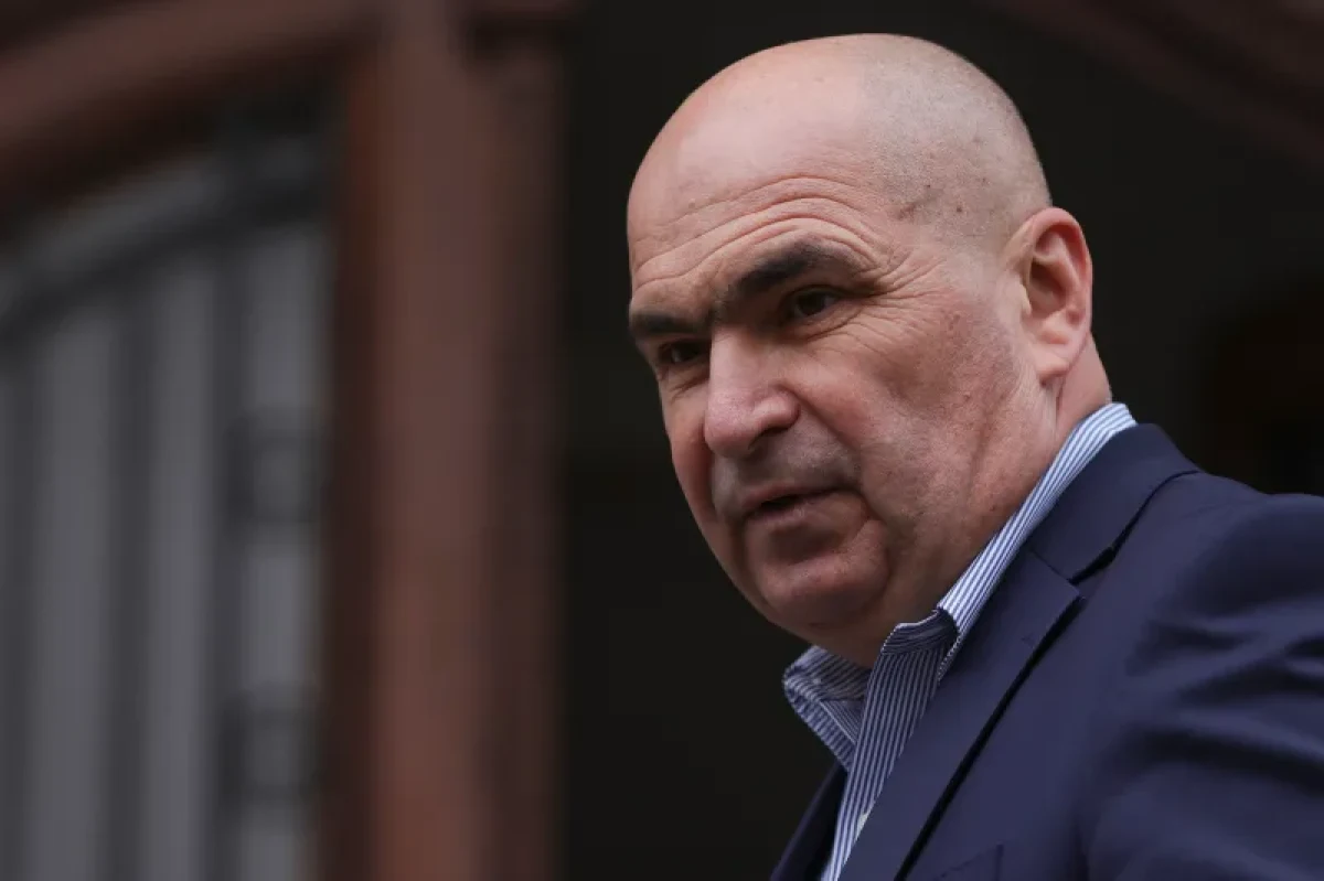 Premierul Ilie Bolojan în timpul unei declarații de presă la Guvern